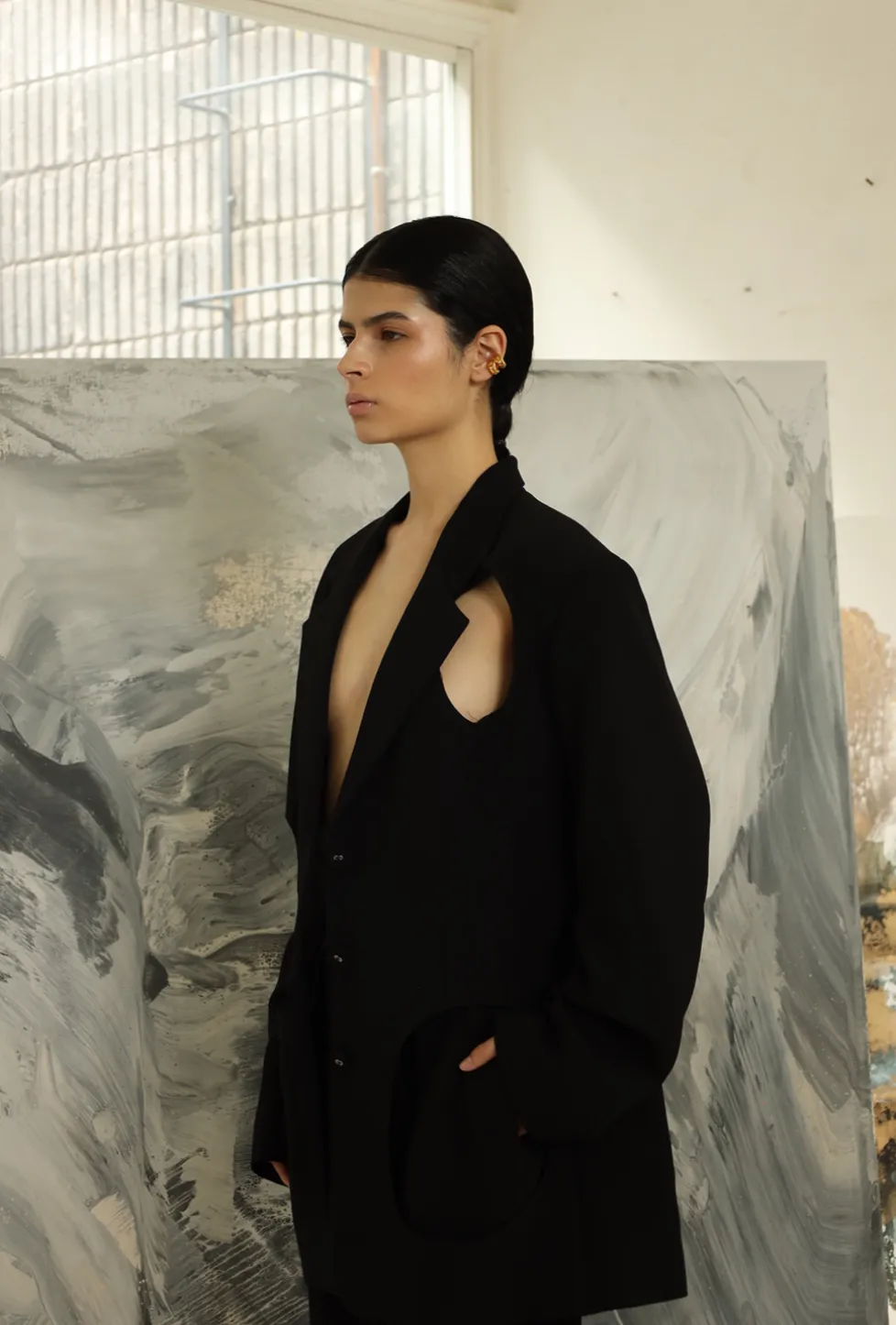 Gruyère Blazer sold by Alejandra de Coss product image thumbnail 4