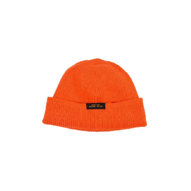Wool Knit Watch Cap -  Safety Orange sold by Tate + Yoko