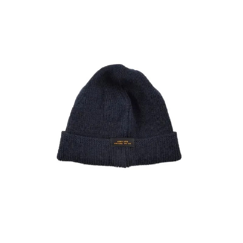 Wool Knit Watch Cap - Navy sold by Tate + Yoko