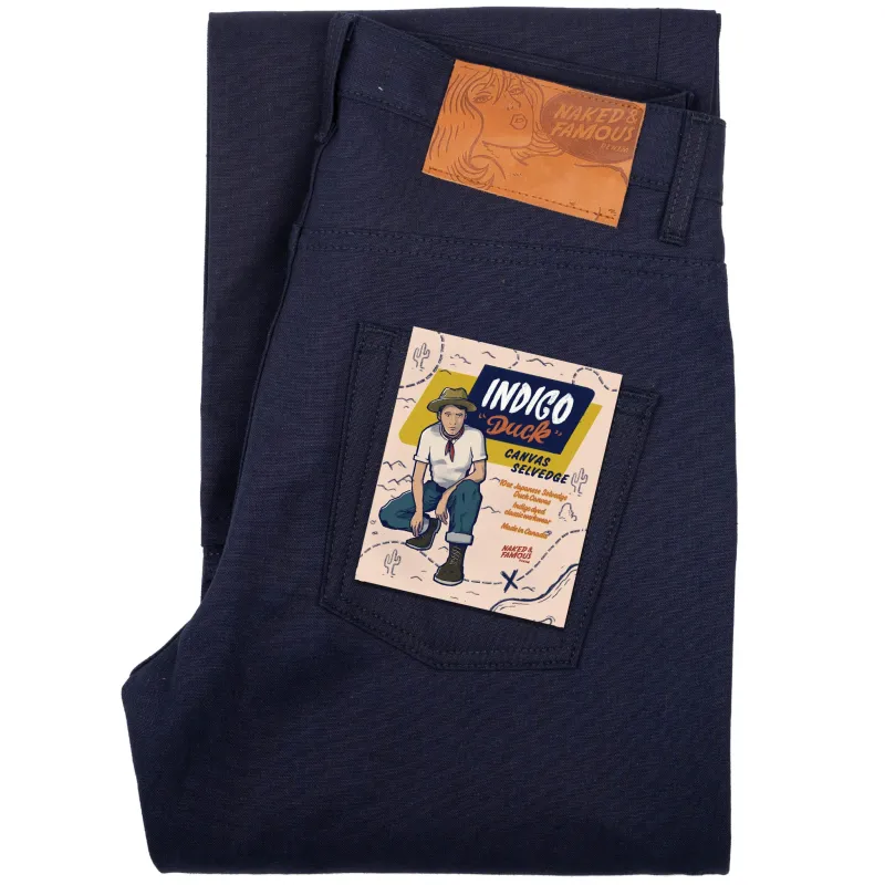 Strong Guy - Indigo Duck Canvas Selvedge sold by Tate + Yoko