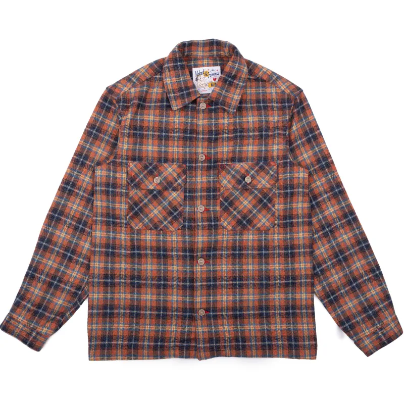 Work Shirt - Triple Twist Yarn Flannel - Red sold by Tate + Yoko