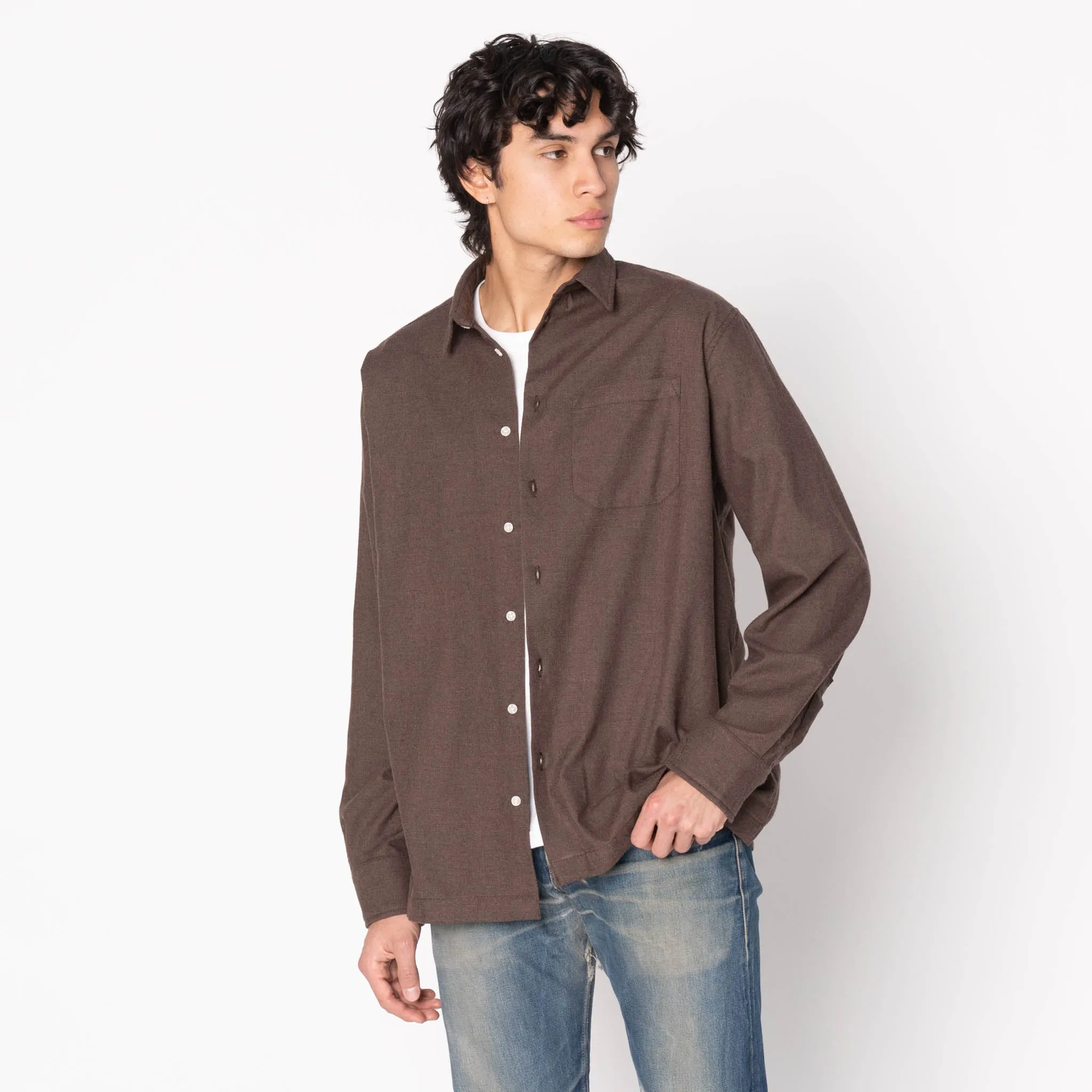 True Shirt - Soft Twill - Brown sold by Tate + Yoko product image thumbnail 2