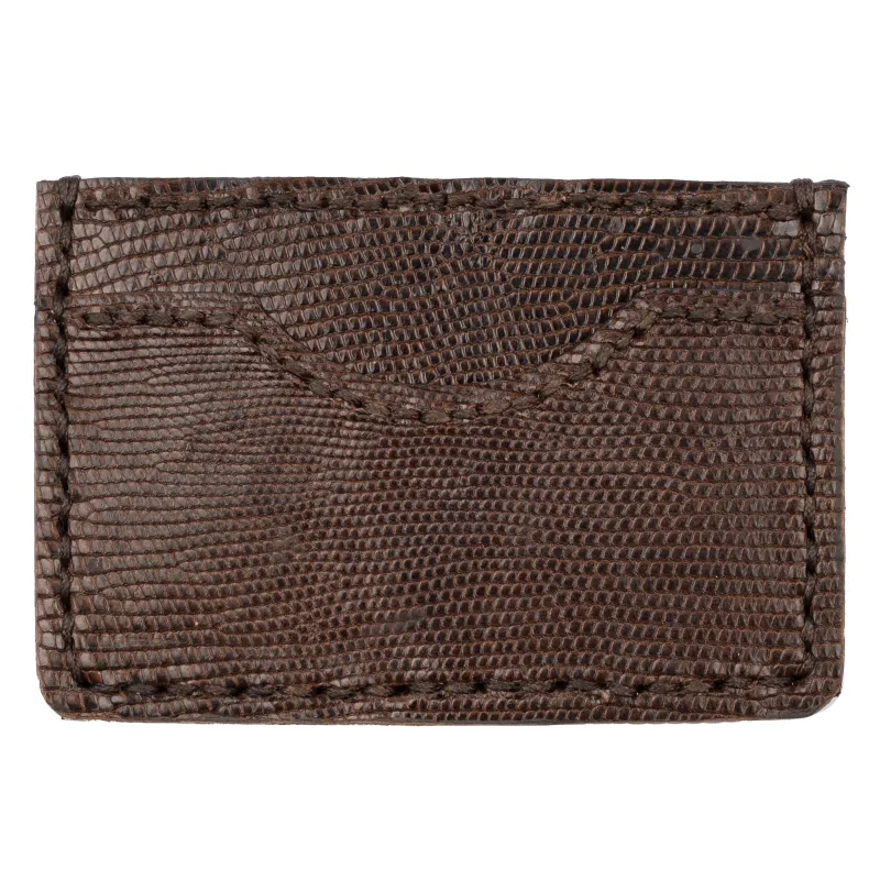 Card Case - Brown Lizard sold by Tate + Yoko