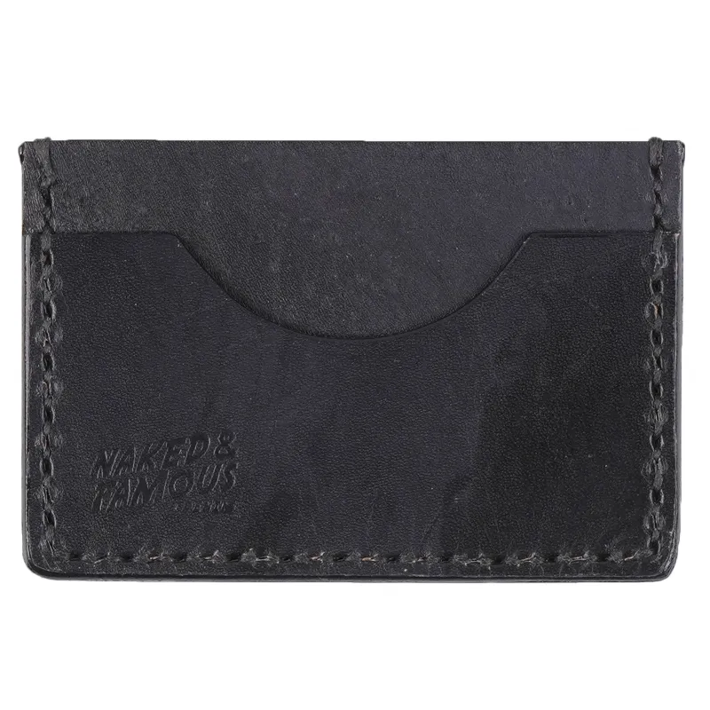 Card Case - Bovine Leather - Black sold by Tate + Yoko