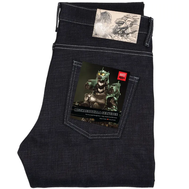 Super Guy - Mechagodzilla Selvedge - Indigo sold by Tate + Yoko