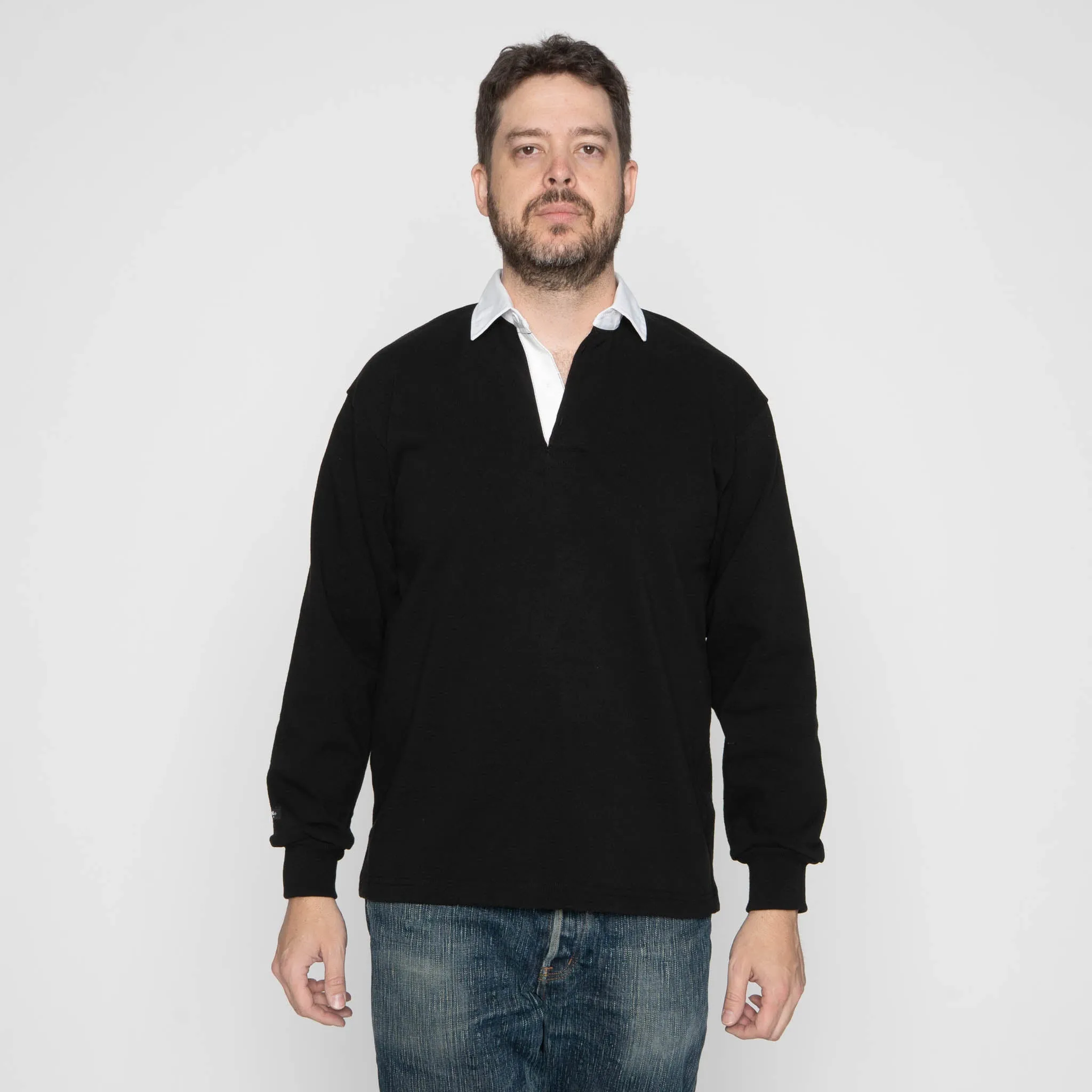 Classic Rugby Jersey - Black sold by Tate + Yoko product image thumbnail 2