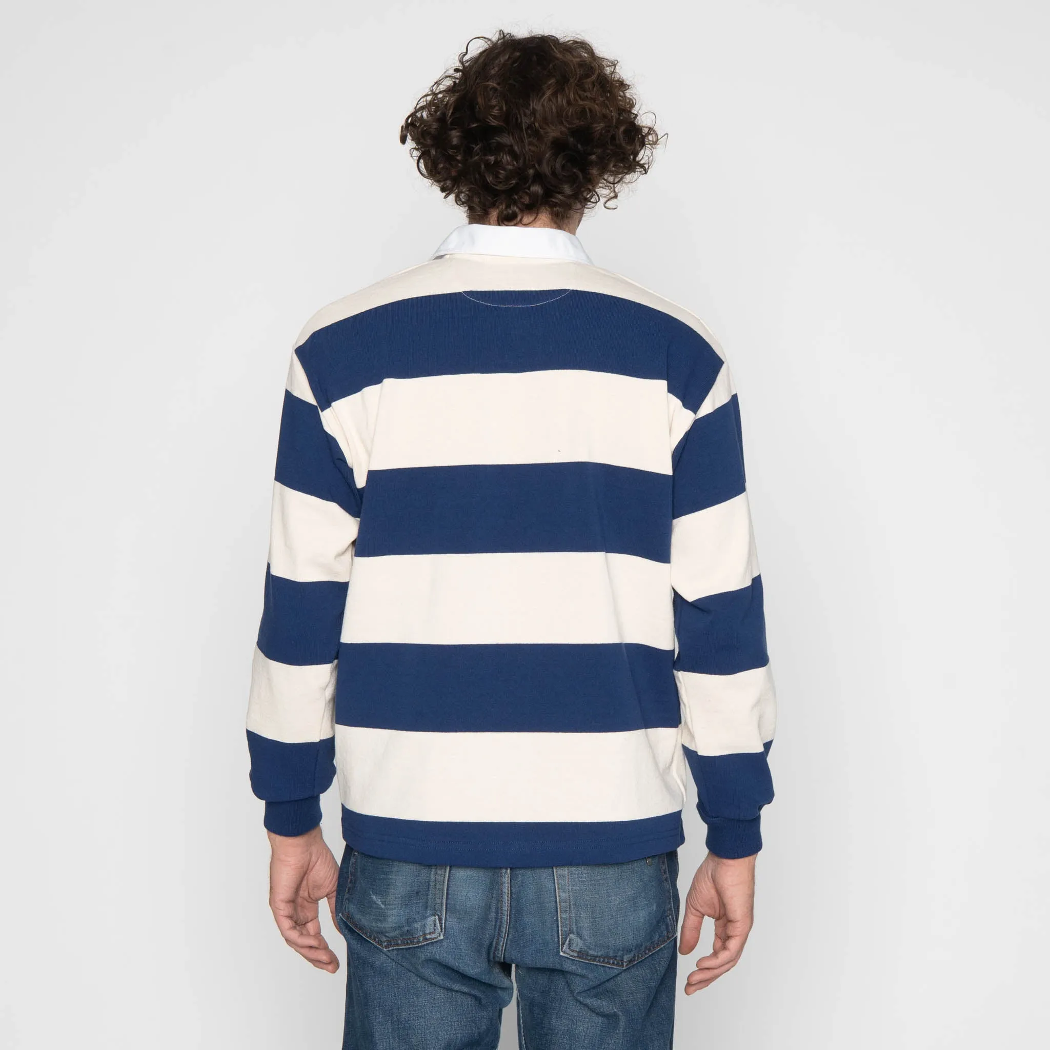 Classic Rugby Jersey - Ivory/Navy sold by Tate + Yoko product image thumbnail 3