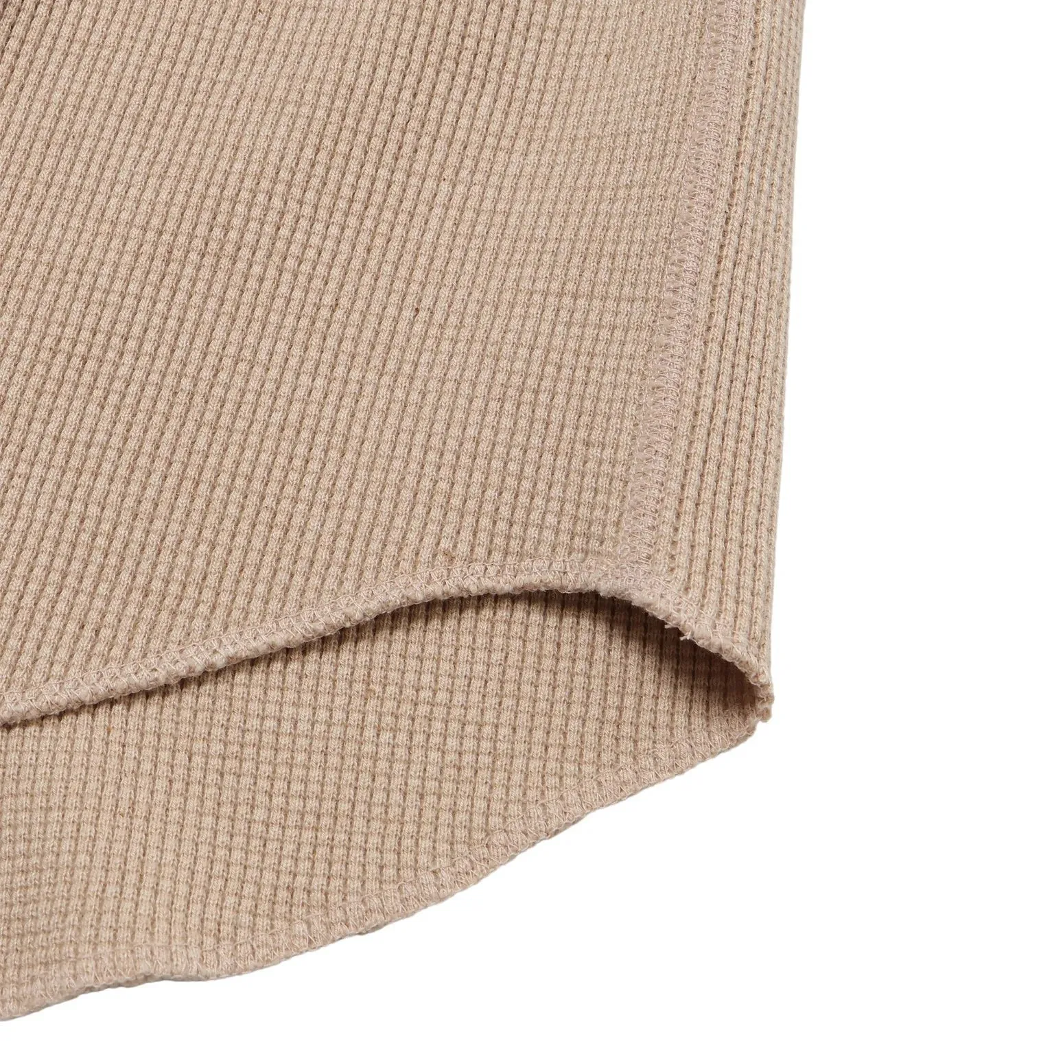 Henley - Foxfibre Heavyweight Waffle -Coyote 15 sold by Tate + Yoko product image thumbnail 3