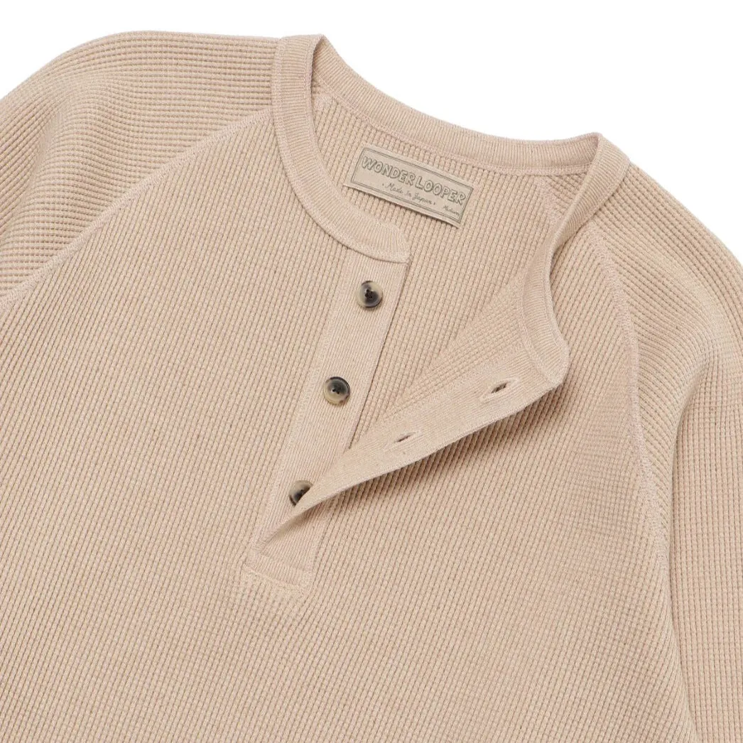 Henley - Foxfibre Heavyweight Waffle -Coyote 15 sold by Tate + Yoko product image thumbnail 4