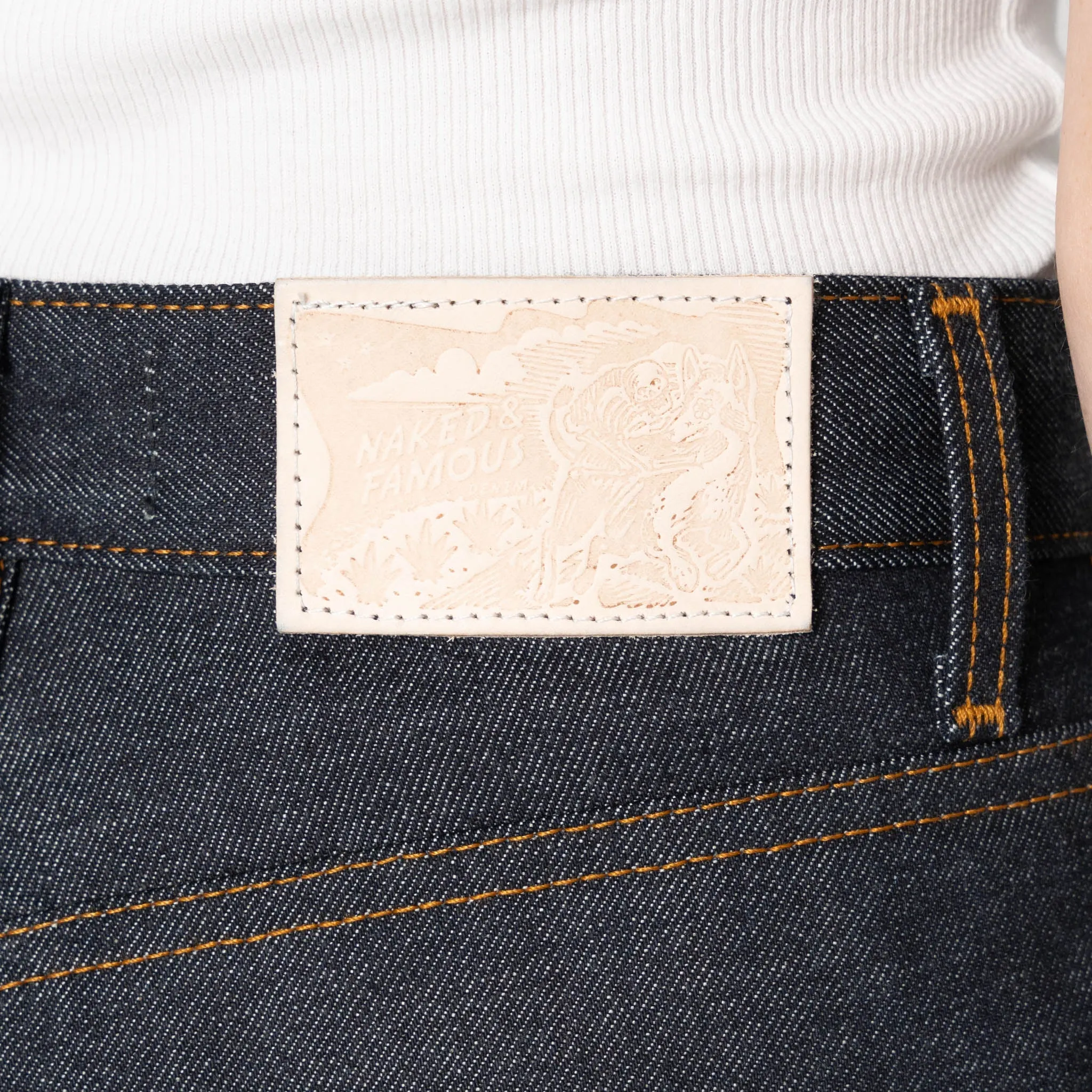 True Girl - Dia De Los Muertos Selvedge - Indigo sold by Tate + Yoko product image thumbnail 5