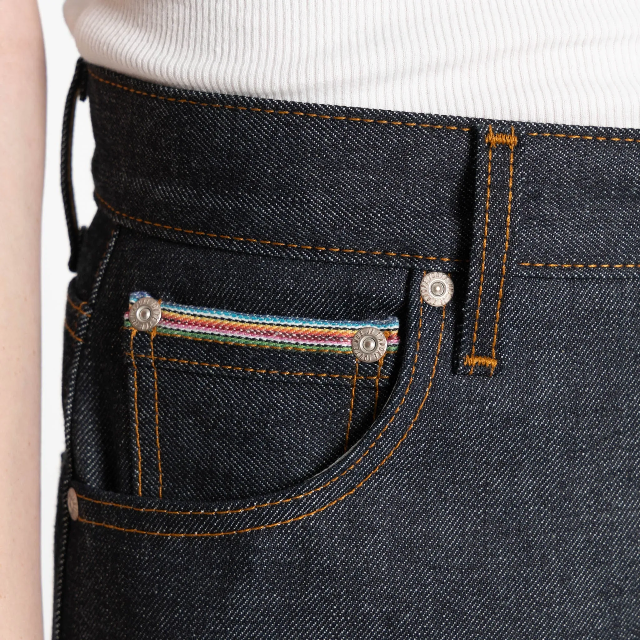 True Girl - Dia De Los Muertos Selvedge - Indigo sold by Tate + Yoko product image thumbnail 4