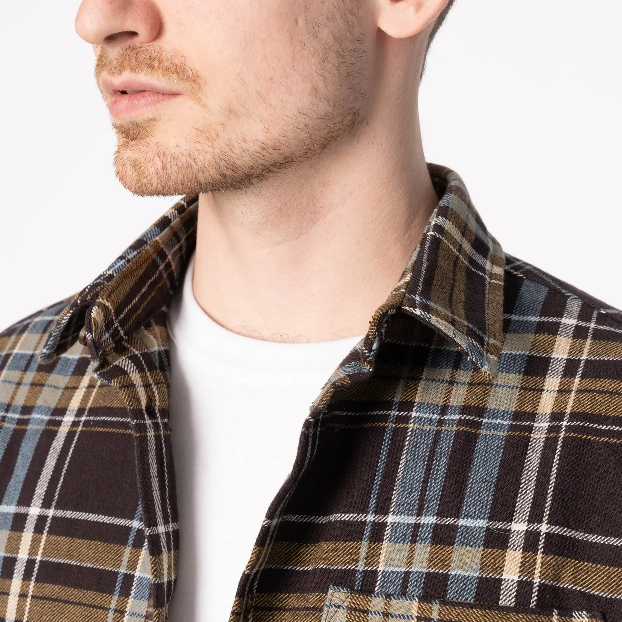 True Shirt - Slub Yarn Flannel - Navy sold by Tate + Yoko product image thumbnail 4