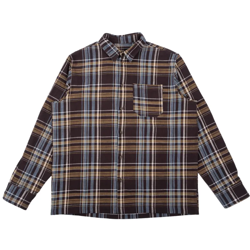 True Shirt - Slub Yarn Flannel - Navy sold by Tate + Yoko