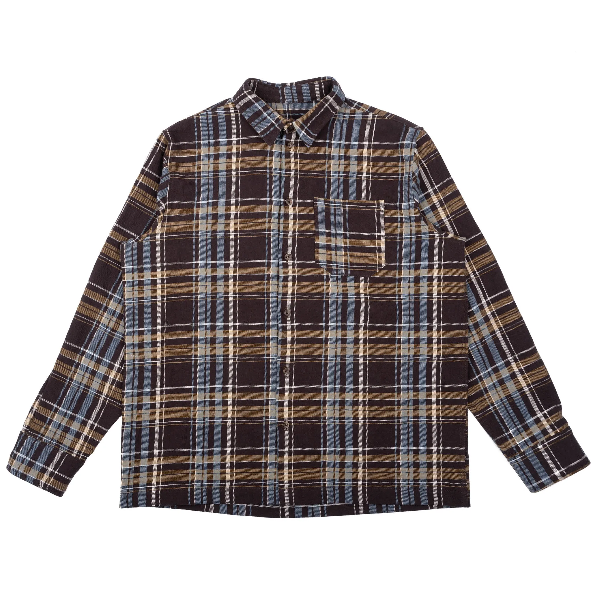 True Shirt - Slub Yarn Flannel - Navy sold by Tate + Yoko