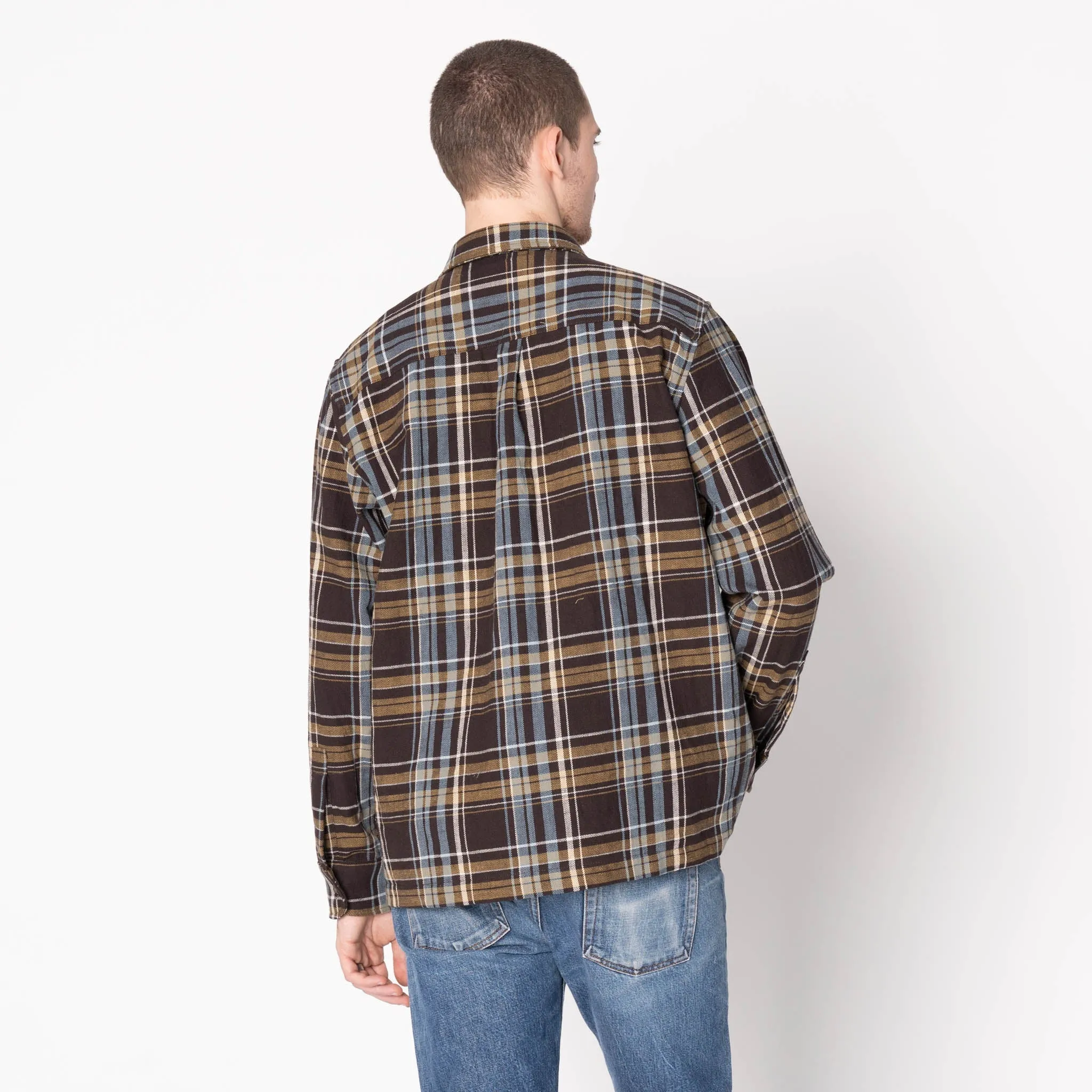 True Shirt - Slub Yarn Flannel - Navy sold by Tate + Yoko product image thumbnail 3