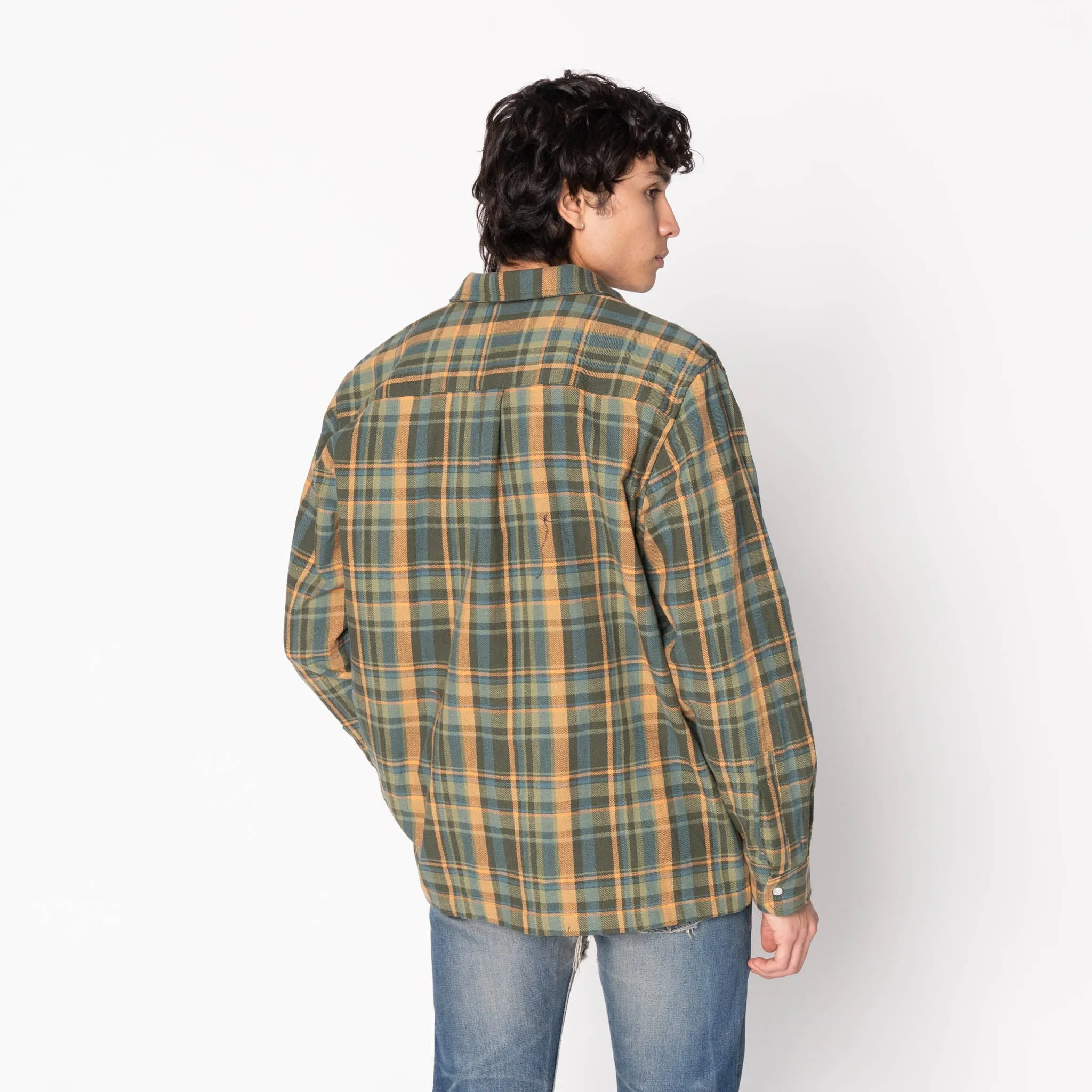 True Shirt - Slub Yarn Flannel - Green sold by Tate + Yoko product image thumbnail 3