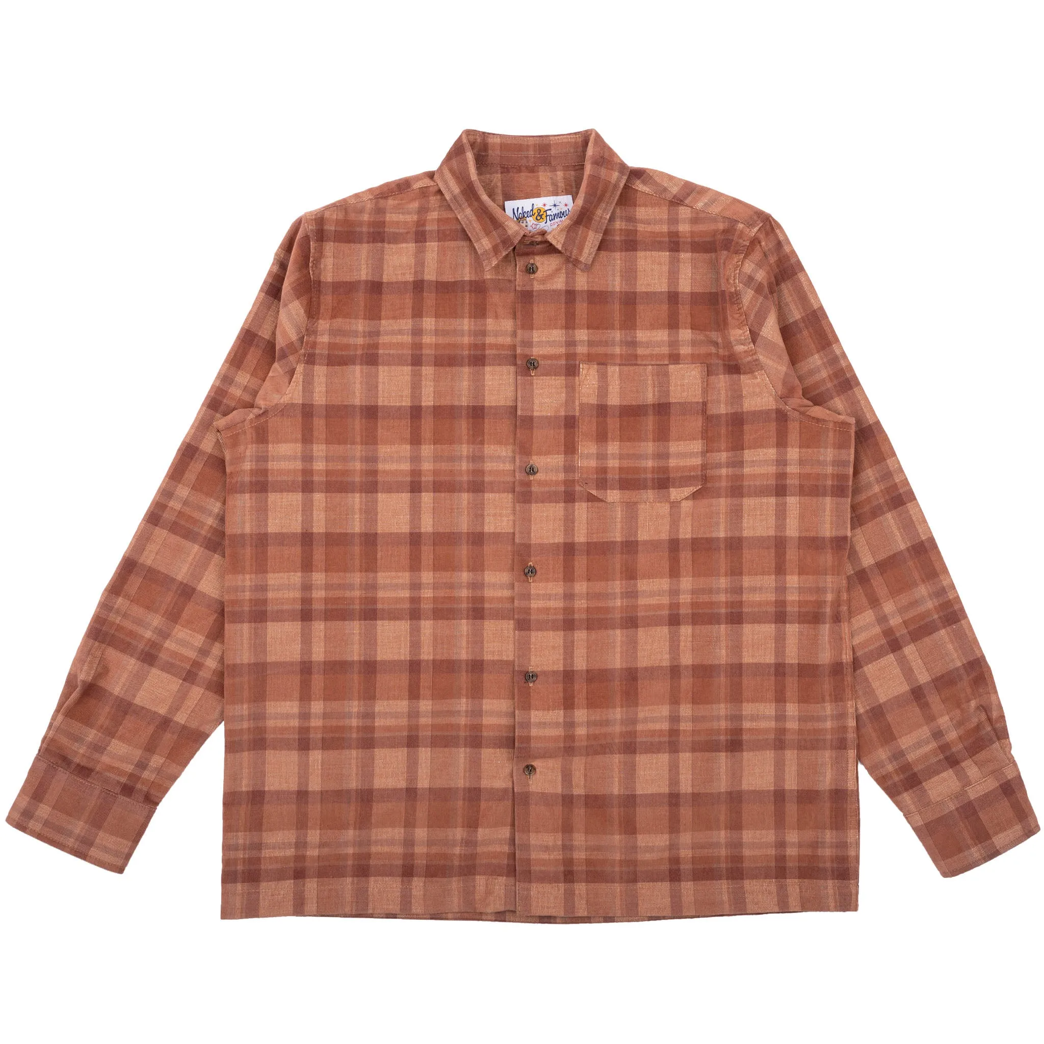 True Shirt - Corduroy Shirting (21W) - Brown / Beige sold by Tate + Yoko
