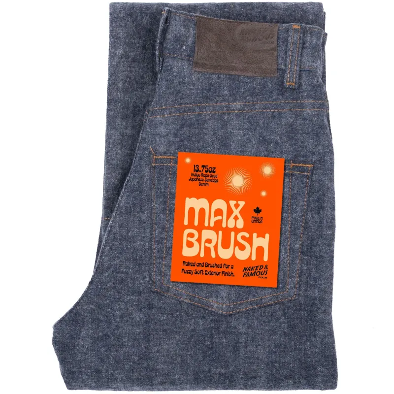 True Girl - Max Brush Selvedge - Indigo made by Naked & Famous Denim