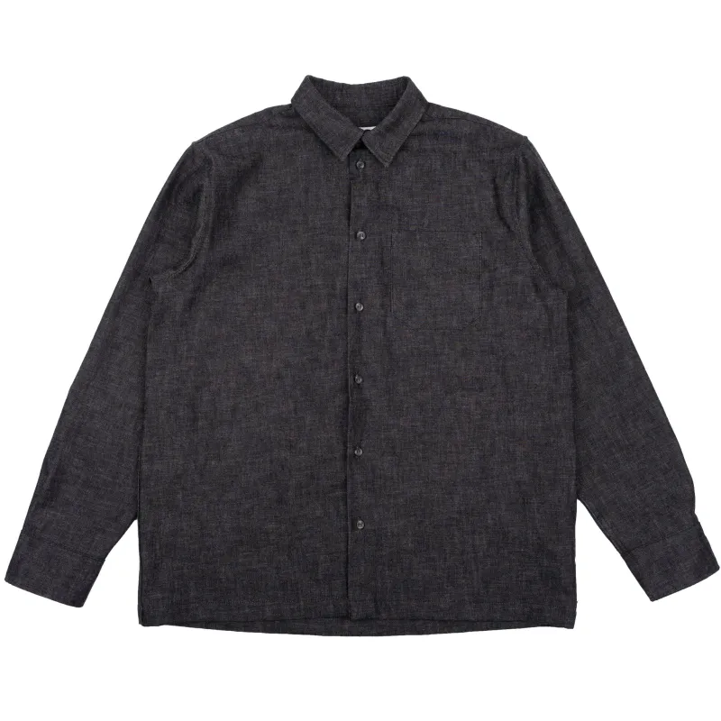 True Shirt - Black Lightweight Denim - Black sold by Tate + Yoko