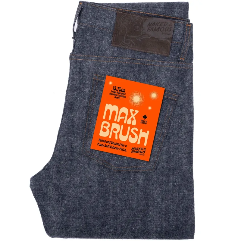 Super Guy - Max Brush Selvedge - Indigo sold by Tate + Yoko