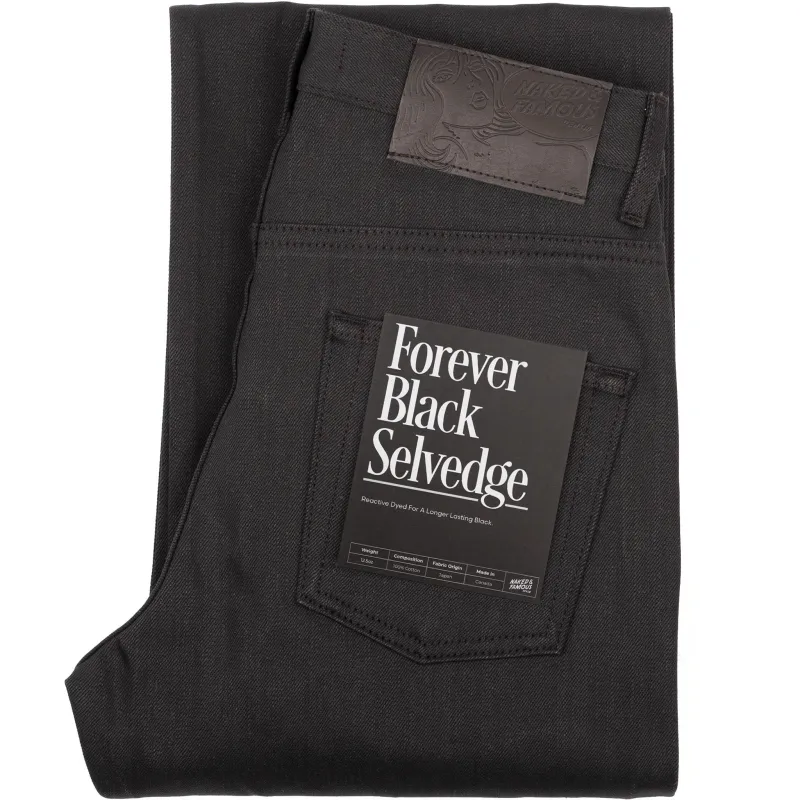 Strong Guy - Forever Black Selvedge sold by Tate + Yoko