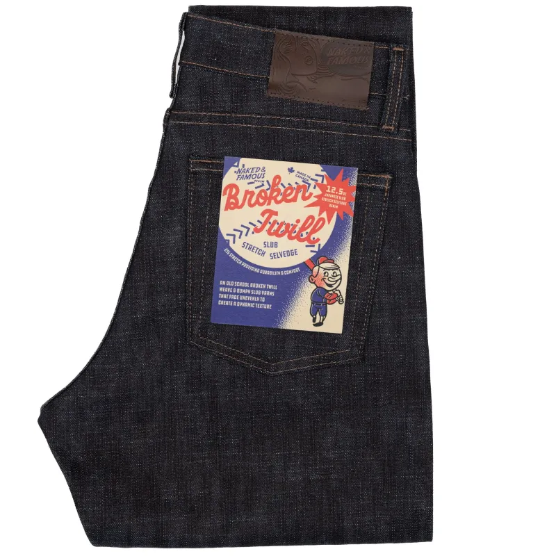 Max - Broken Twill Slub Stretch Selvedge sold by Tate + Yoko