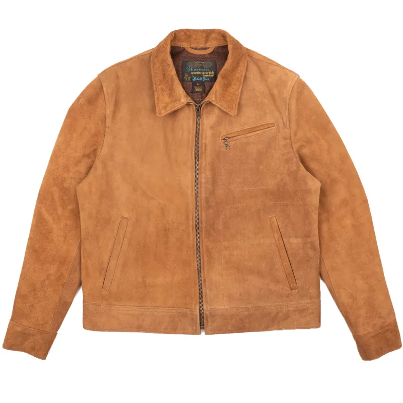 375 - Unlined Rough Out Cowhide Jacket sold by Tate + Yoko