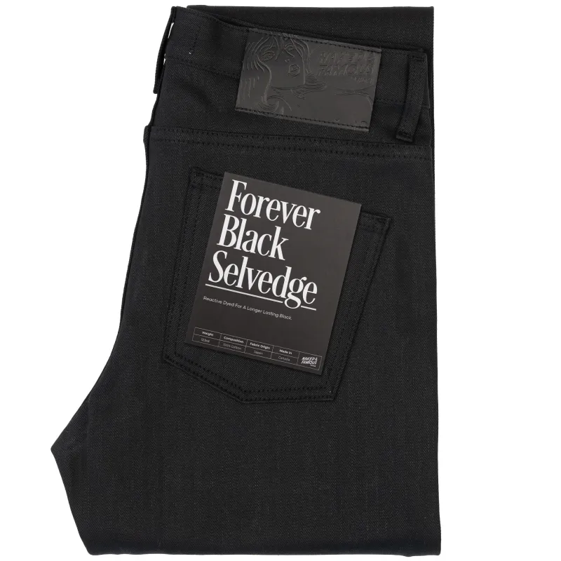 Super Guy - Forever    Black    Selvedge sold by Tate + Yoko