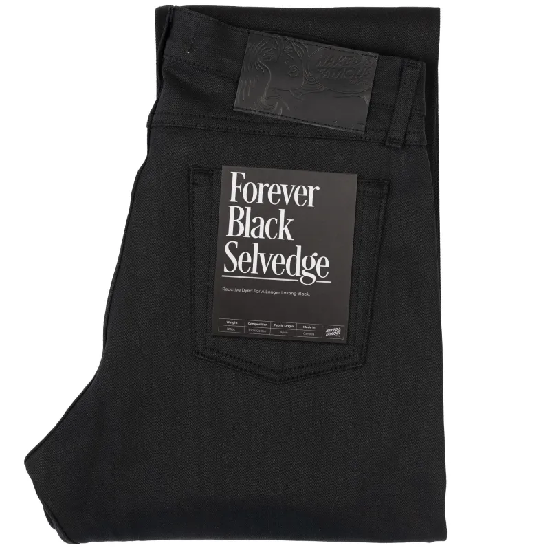 True Guy - Forever Black Selvedge made by Naked & Famous Denim