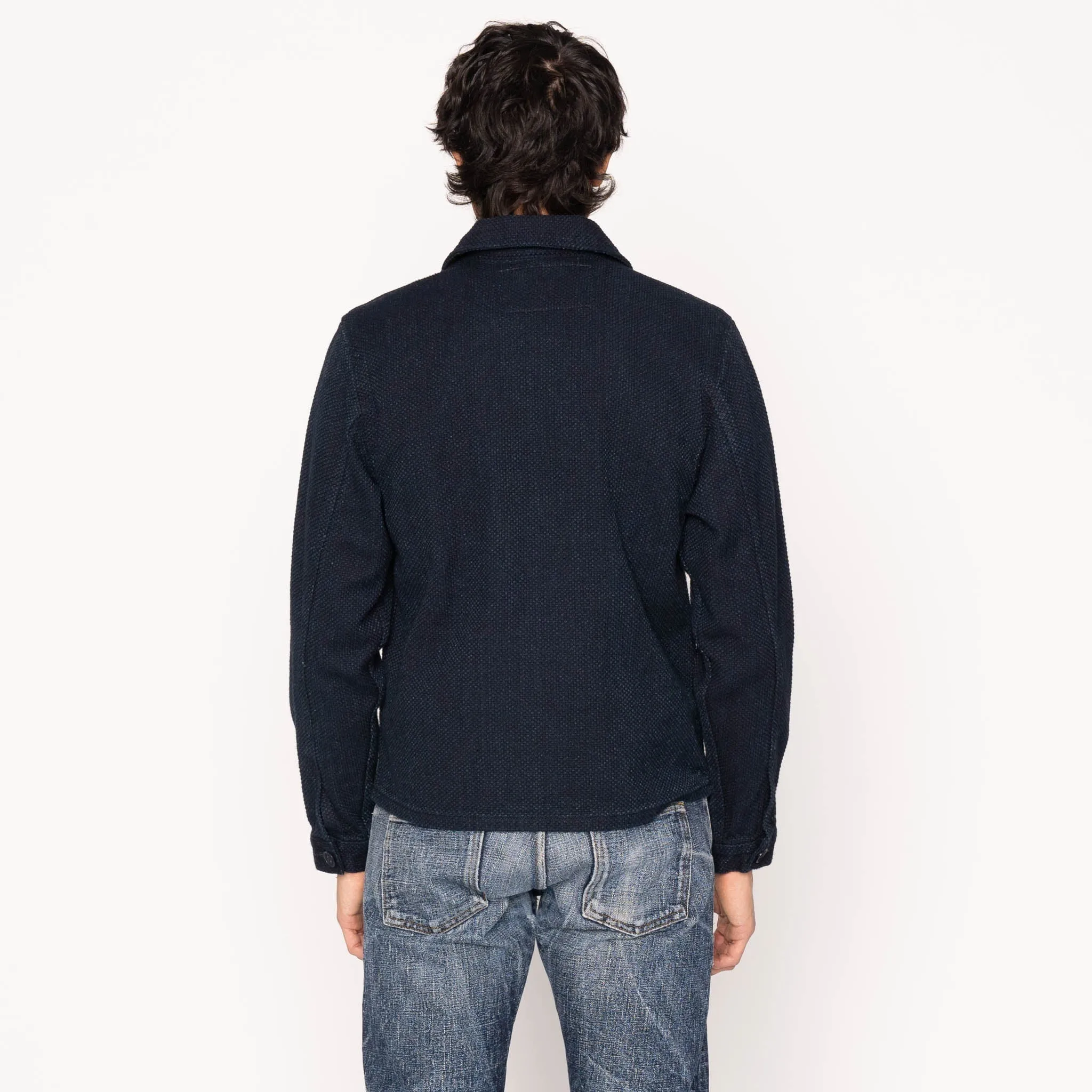 Zip Jacket - Indigo Sashiko sold by Tate + Yoko product image thumbnail 3