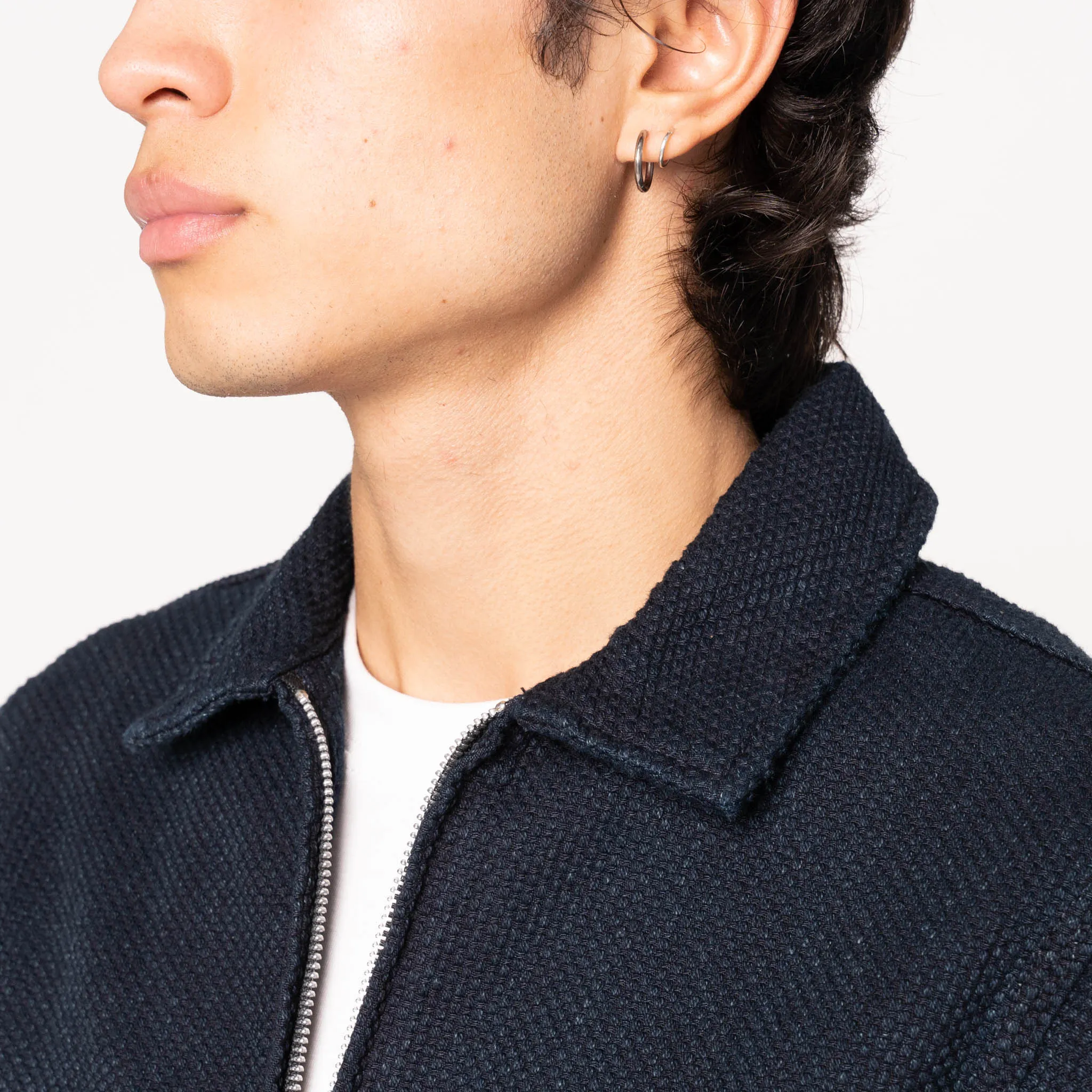 Zip Jacket - Indigo Sashiko sold by Tate + Yoko product image thumbnail 4
