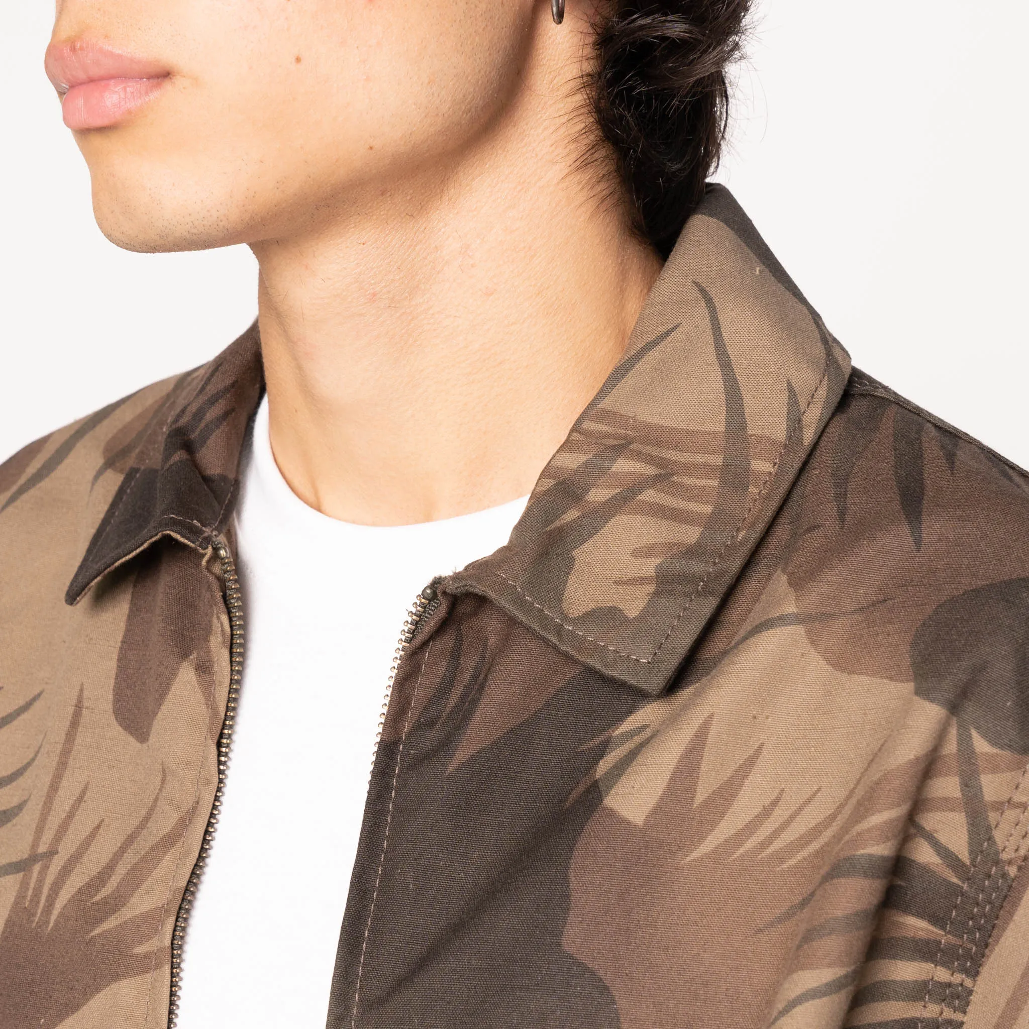 Zip Jacket - Fern Camo sold by Tate + Yoko product image thumbnail 4