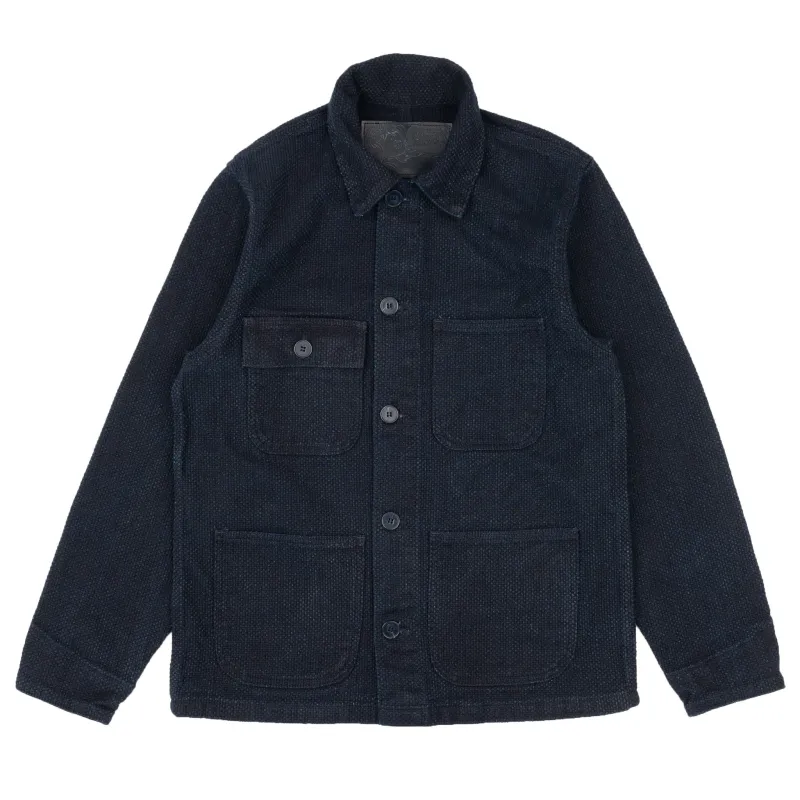 Chore Coat - Indigo Sashiko sold by Tate + Yoko