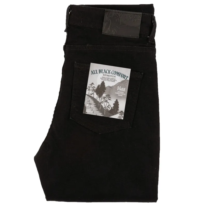 Max - All Black Comfort Stretch made by Naked & Famous Denim