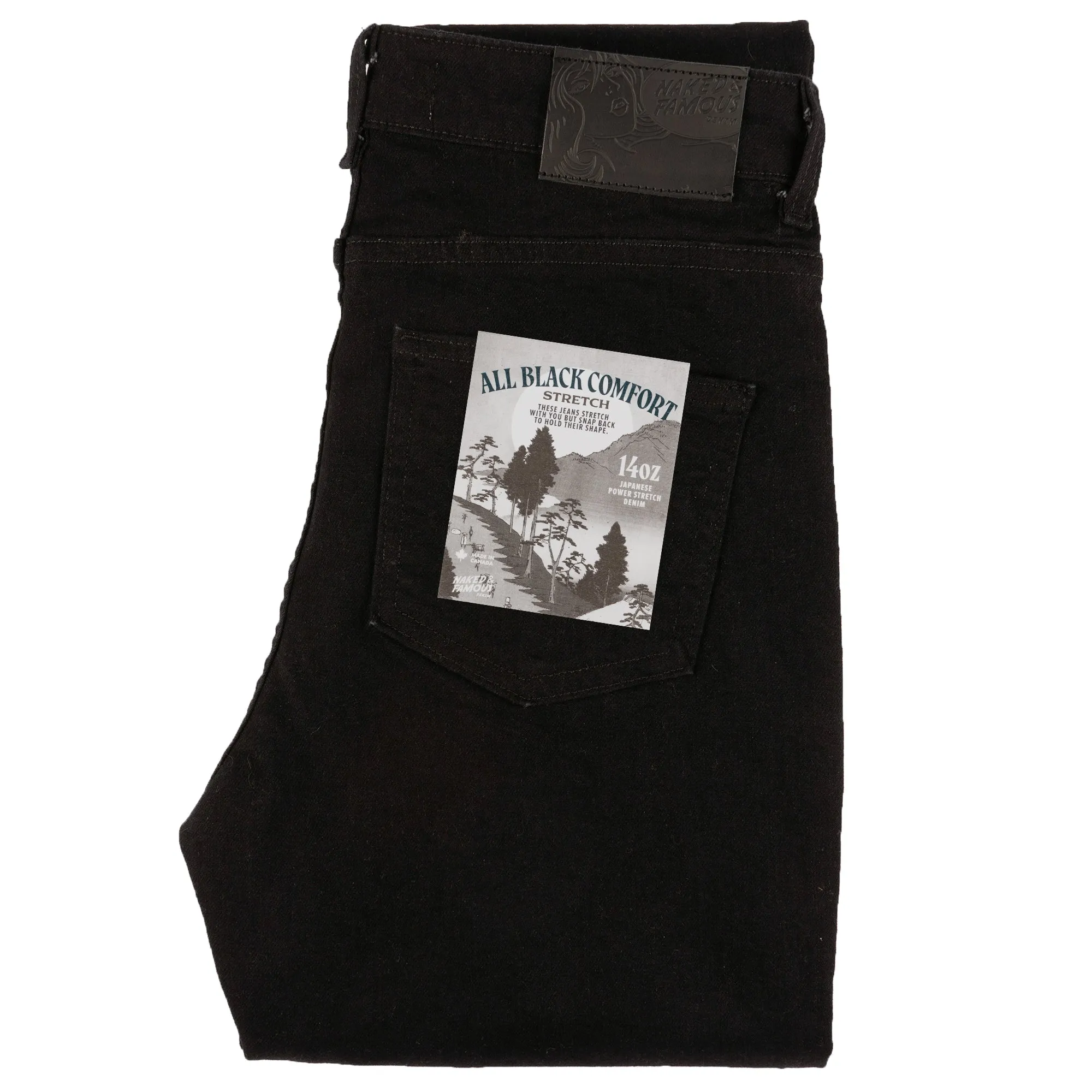 Max - All Black Comfort Stretch sold by Tate + Yoko
