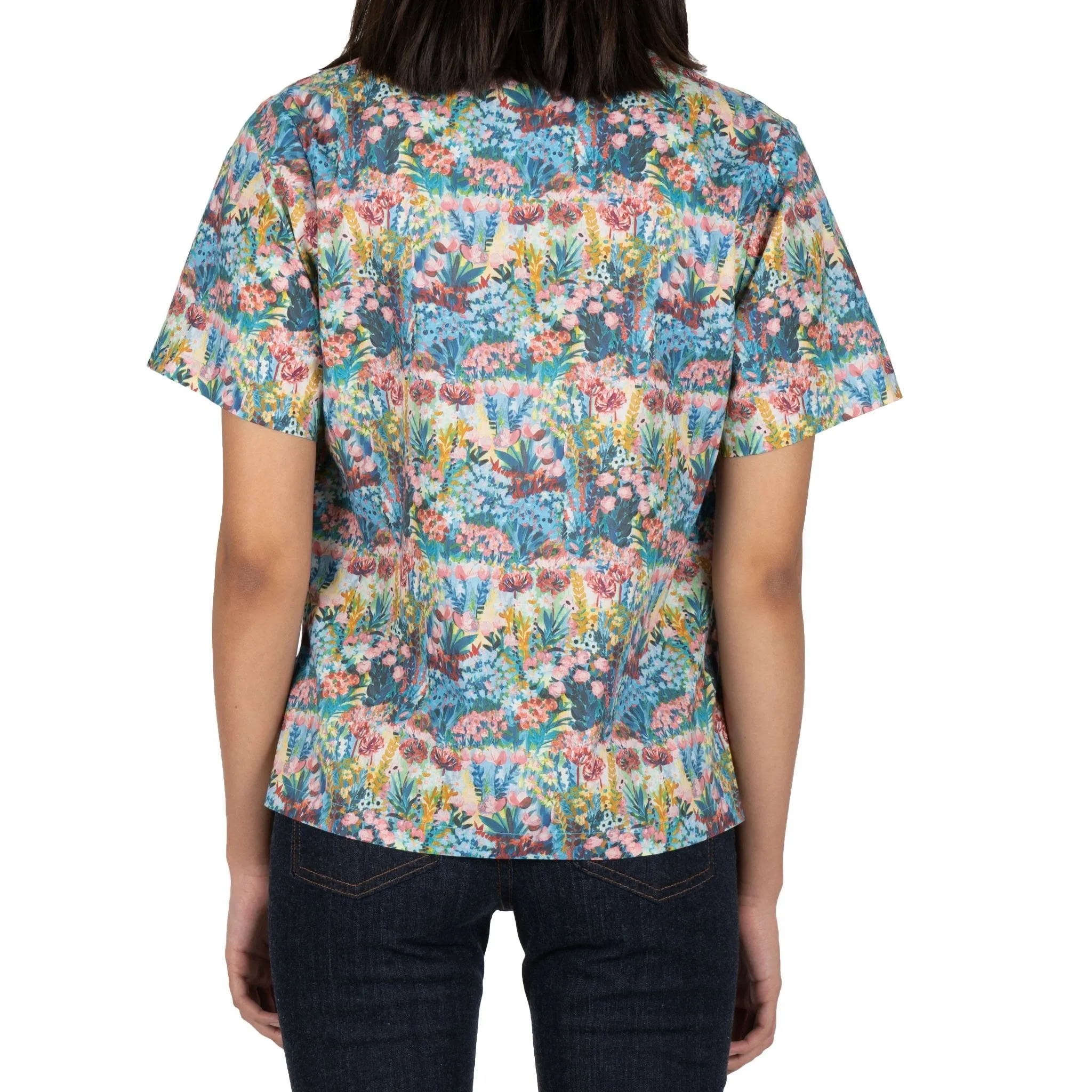 Camp Collar Shirt - Flower Painting - Multi Color sold by Tate + Yoko product image thumbnail 4
