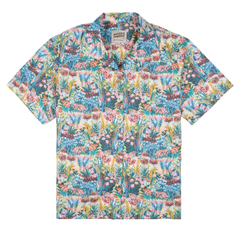 Camp Collar Shirt - Flower Painting - Multi Color sold by Tate + Yoko