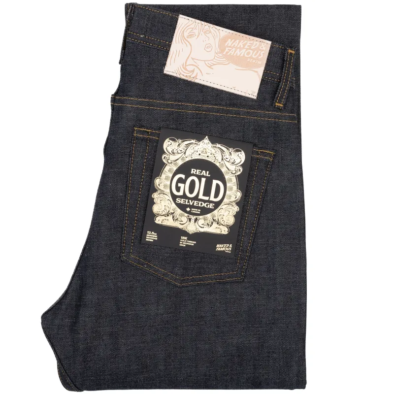 Weird Guy - Deadstock Real Gold Selvedge made by Naked & Famous Denim