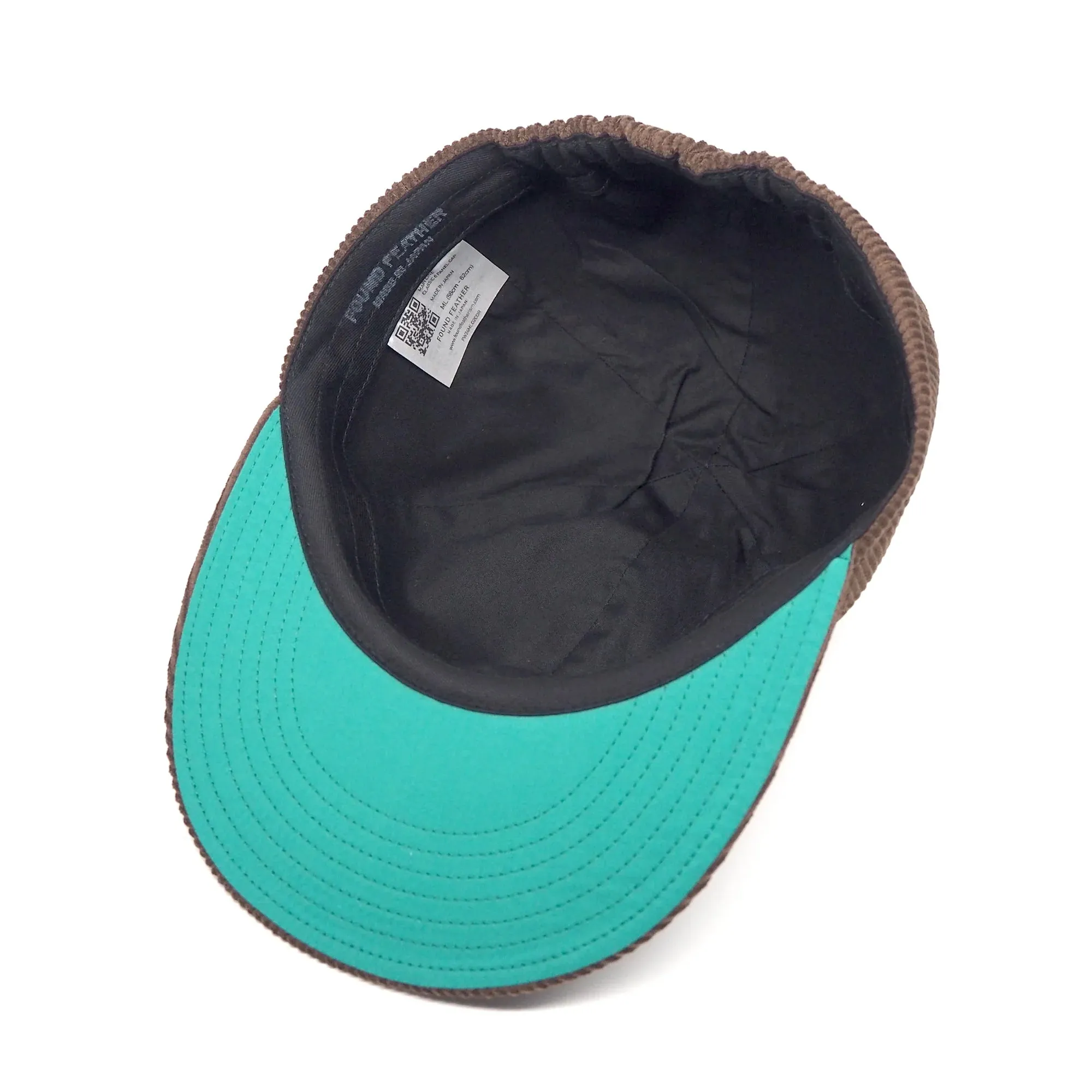 Classic 6 Panel Cap 8W Corduroy - Brown sold by Tate + Yoko product image thumbnail 3