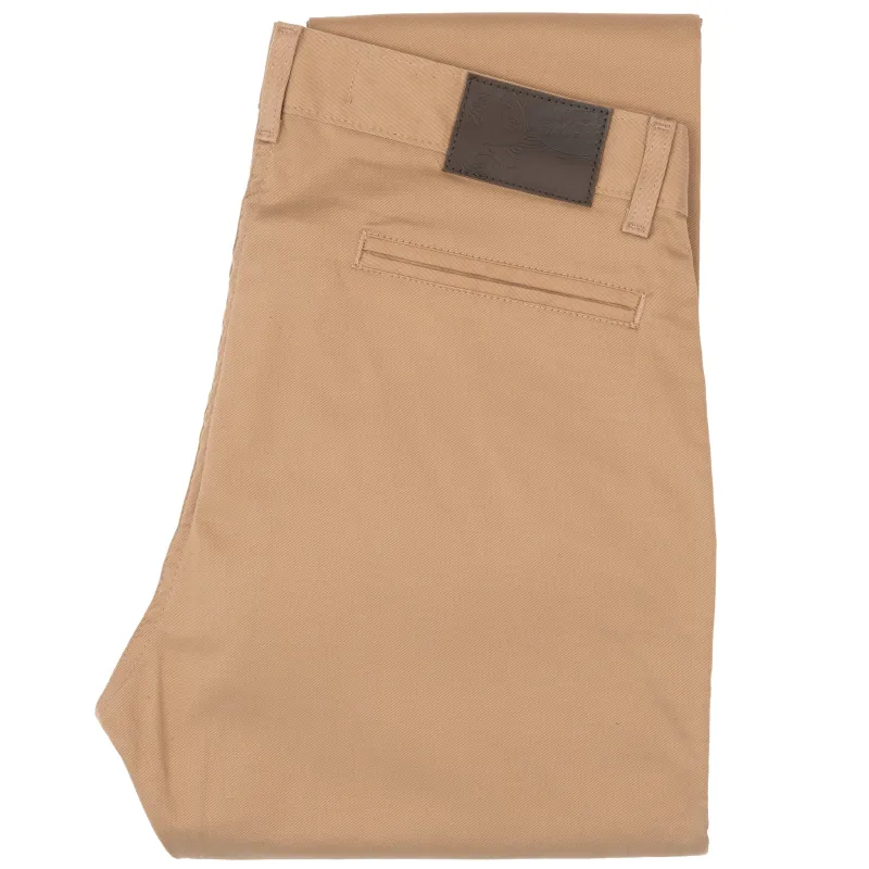 Straight Chino - Beige Stretch Twill sold by Tate + Yoko
