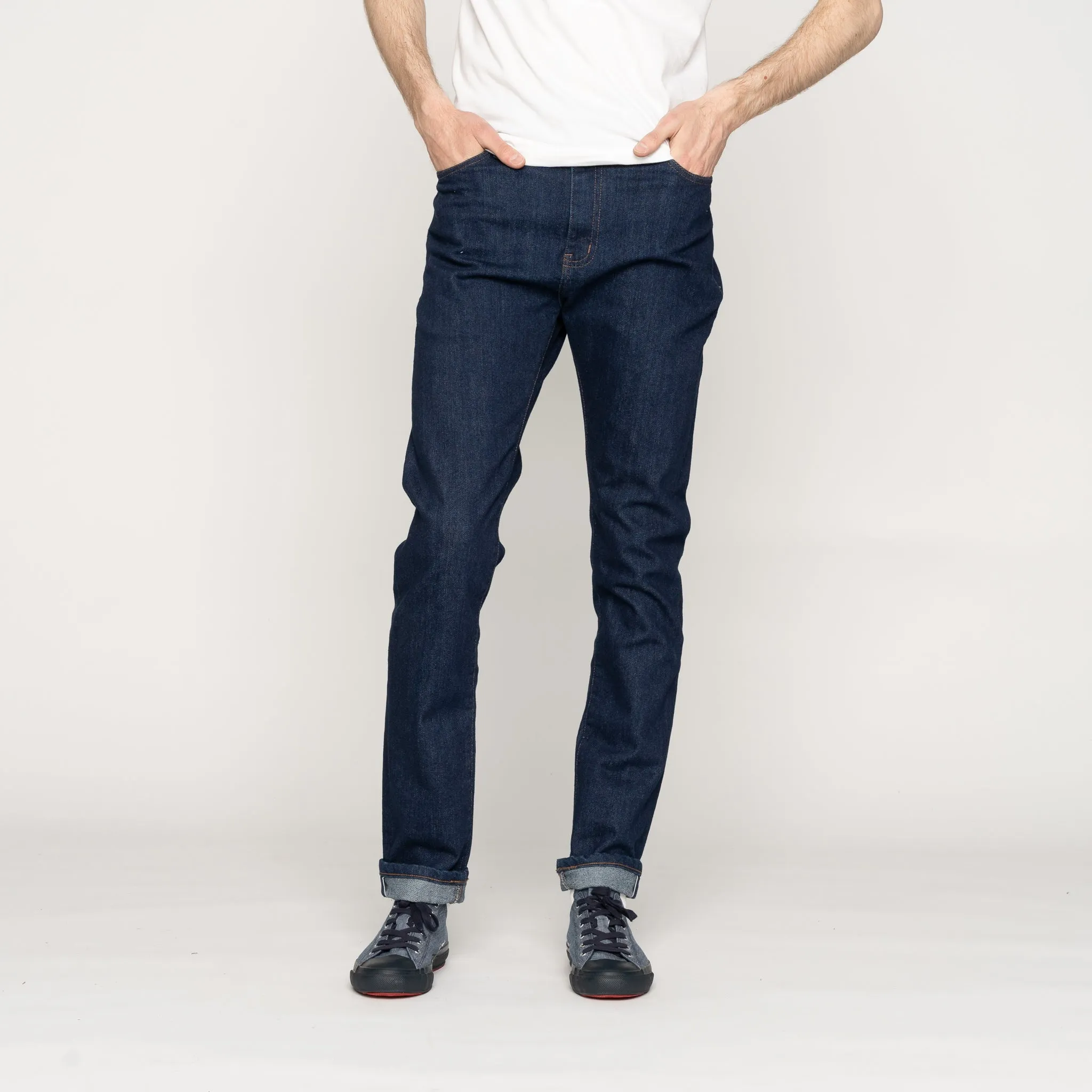 Stacked Guy - Blue Comfort Stretch Selvedge sold by Tate + Yoko product image thumbnail 2