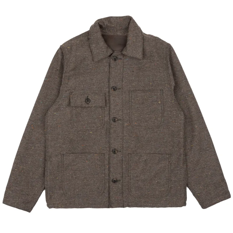 Chore Coat - Wool Blend Multi Nep - Brown sold by Tate + Yoko