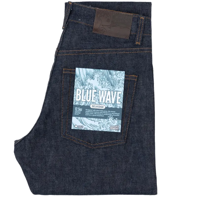 Arrow   -   Blue   Wave   Selvedge sold by Tate + Yoko