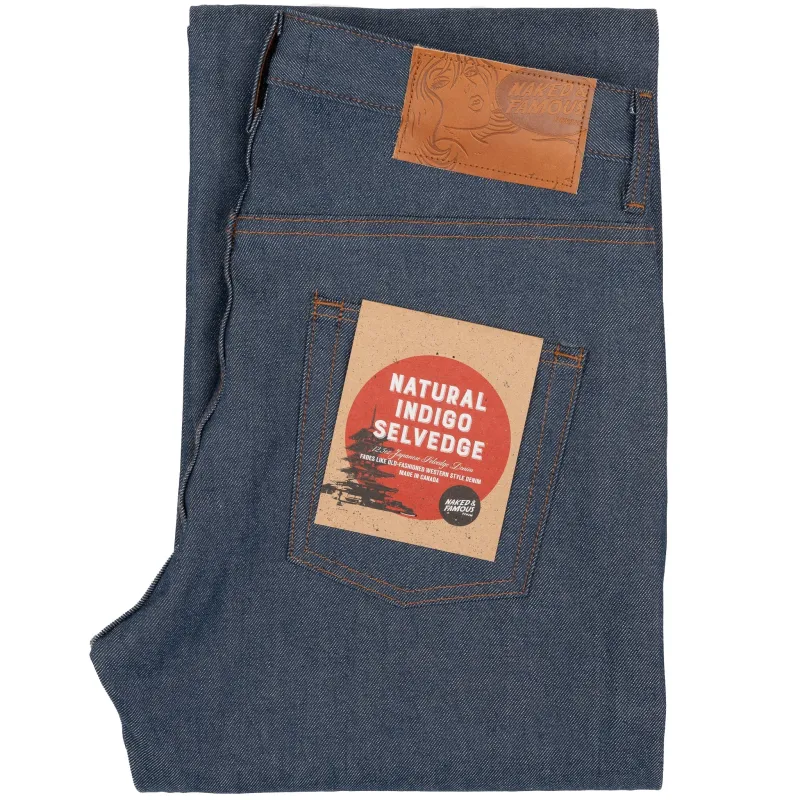 Strong Guy - Natural Indigo Selvedge sold by Tate + Yoko