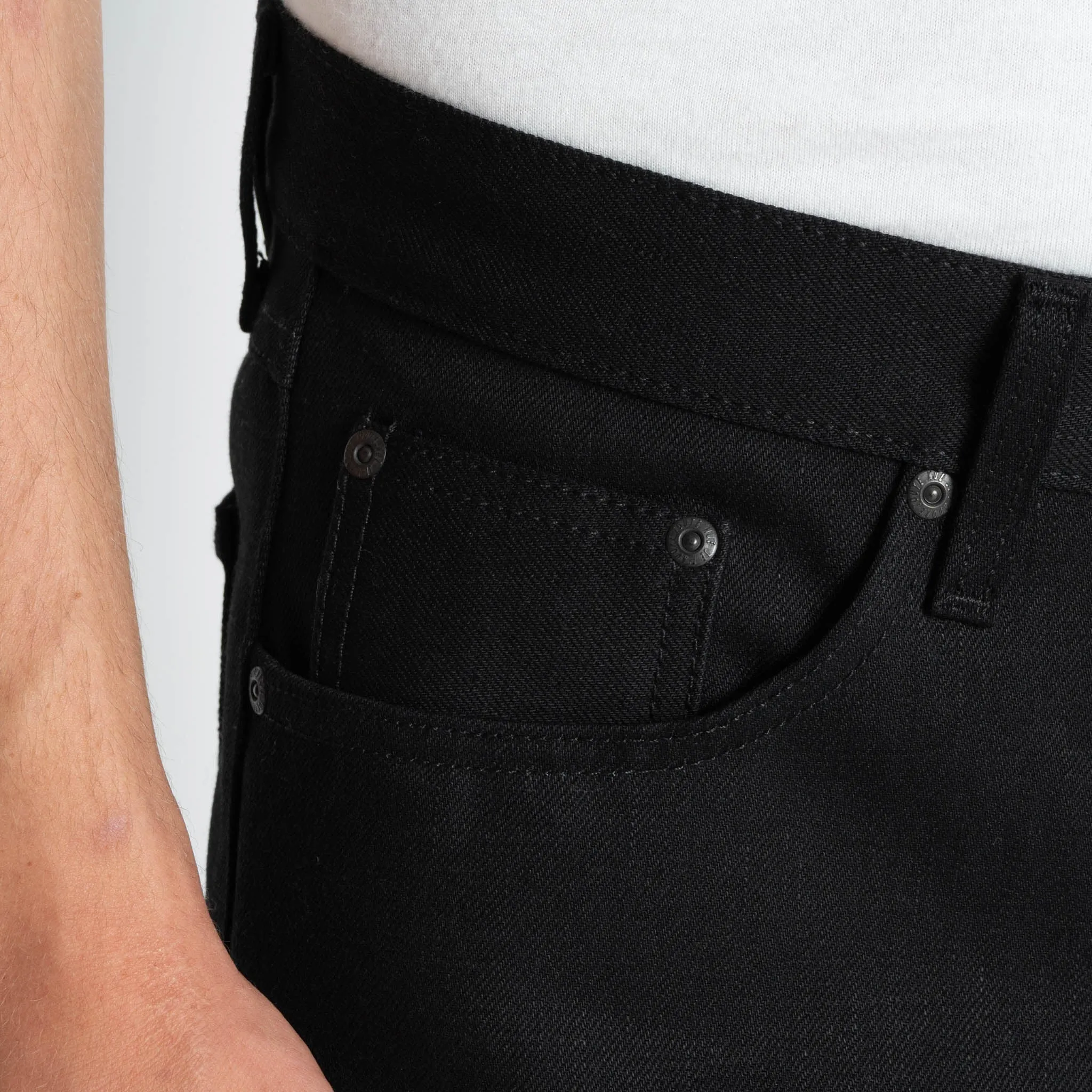 True Guy - Solid Black Selvedge sold by Tate + Yoko product image thumbnail 5