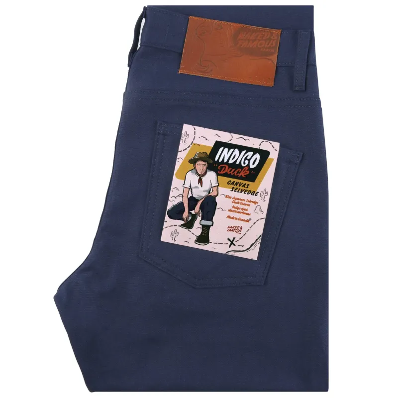 Super Guy - Indigo Duck Canvas Selvedge made by Naked & Famous Denim