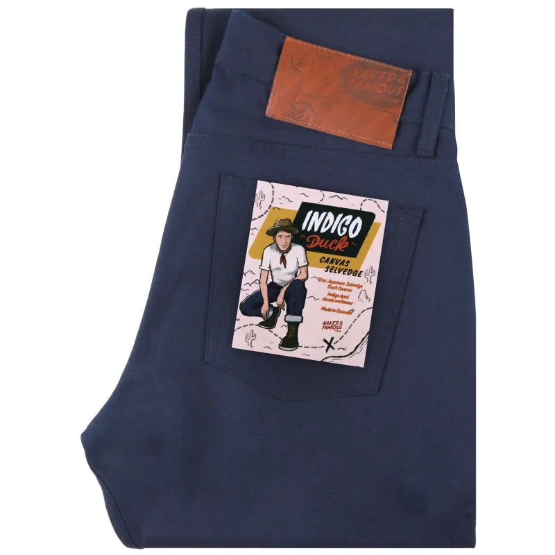 Weird Guy - Indigo Duck Canvas Selvedge sold by Tate + Yoko