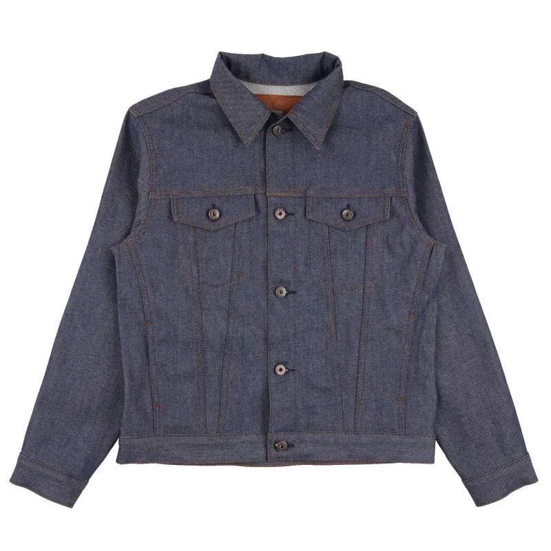 Denim Jacket - Natural Indigo Selvedge sold by Tate + Yoko