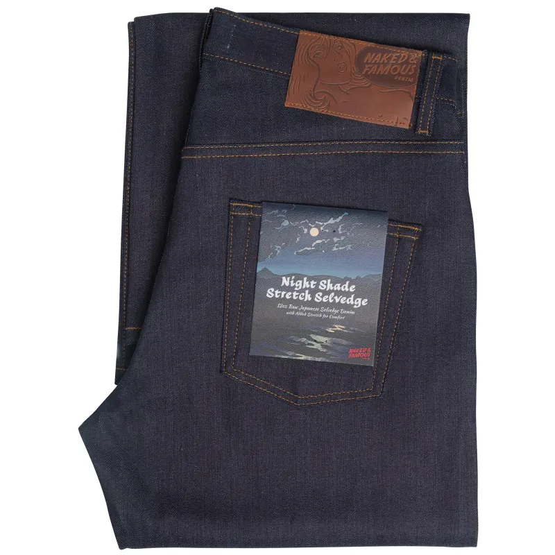 Strong Guy - Nightshade Stretch Selvedge sold by Tate + Yoko