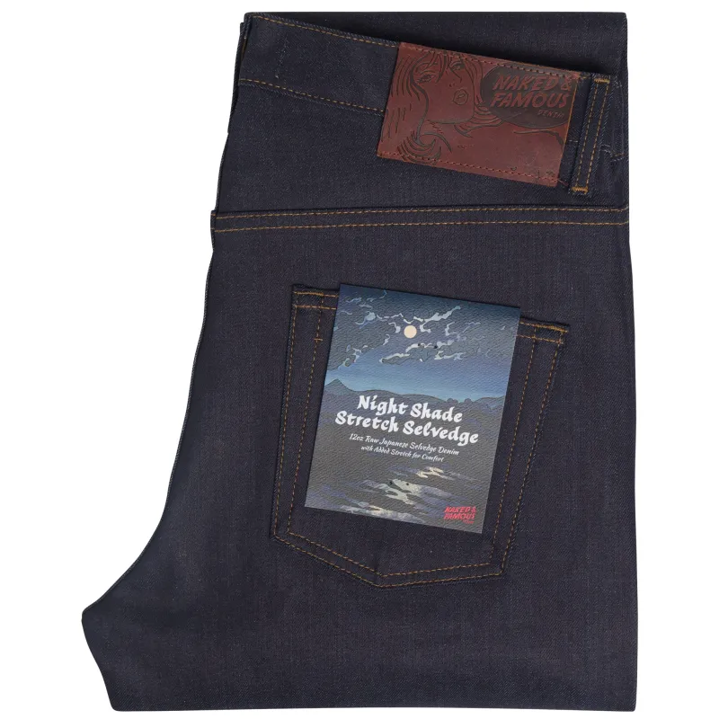 Easy Guy - Nightshade Stretch Selvedge sold by Tate + Yoko
